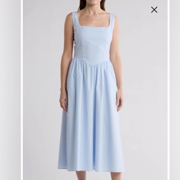 NWT Wayf Women's Baby Blue Dress - size M - Picture 1 of 4
